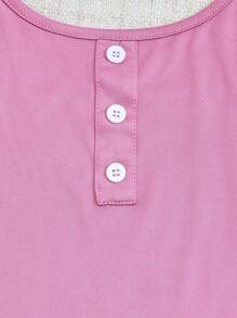 3pcs/Set Women Heart Pattern Sleeveless Top, Shorts And Pants Pajama Set - Multicolor - View 8