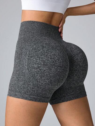 Easithlete Kvinnor med hög midja Vardagsmotion Sport Shorts Biker Shorts