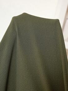 SHEIN Frenchy Plus Size Solid Color Long Sleeve Casual Dress, Simple & Fashionable For Everyday Wear