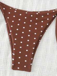 Swim Vcay 女士春假随机印花比基尼套装，适合夏季海滩度假