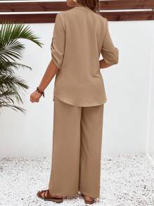 SHEIN 孕妇休闲宽松两件套