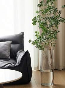 SHEIN 1 件亚克力防掉落花瓶，透明直管大花瓶，适合鲜花、植物、水培、家居装饰、花瓶、餐桌装饰 - 無色 - 查看 2