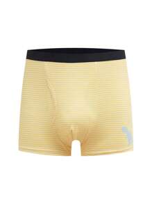 7pcs Milky Silk Striped Casual Waistband Underwear For Teenage Boys