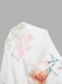 SHEIN MOD Vestido largo con estampado floral romántico para mujer, atuendo de vacaciones, ropa de verano para mujer, vestimenta occidental para mujer, atuendo campestre, ropa de playa de vacaciones, blusas de primavera, vestido bohemio para mujer