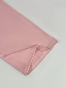 SHEIN Slayr Set de 2 piezas con top de manga larga y pantalones largos de unicolor casual para mujer