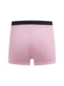 7pcs Milky Silk Striped Casual Waistband Underwear For Teenage Boys