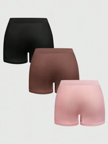 Pantalón corto de seguridad sencillo y liso para mujer, para uso casual diario