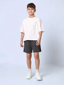 SUMWON 纽约街头风格城市涂鸦 T 恤 2023 年成立系列超大街头服饰青年时尚休闲短袖运动圆领夏季青少年男童上衣