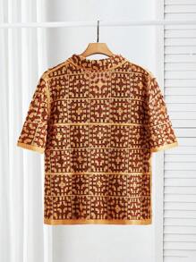 Manfinity RSRT 男士简约时尚休闲针织毛衣，日常穿着 - 彩色 - 查看 2