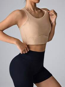 Damen Sport-BH Lässig Yoga Fitness Crop Top