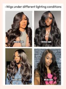 ALL READY WIG 14-26 Inch All Ready Wig Pre Bleached Pre Plucked Pre-Cut Lace Melting Lace 7x5 Glueless Lace Closure Wig 100% Human Hair 9AM HAIR