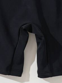 Boys' Lightning Print Color Block One-Piece Athletic Swimwear, Minimalist Yet Stylish Design - Multicolor - View 7