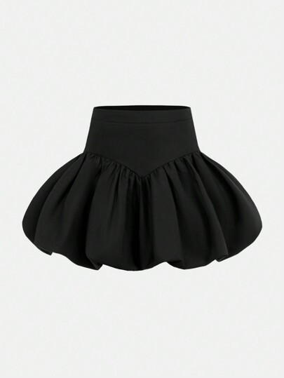 SHEIN Kleine Mädchen Lässig Shorts mit gewebtem Landschaftsdruck