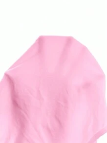 SHEIN Privé Đầm dài xếp ly trơn cho nữ - Hồng - Xem 8