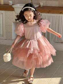 DAZY Mädchen (Klein) Festliches Kleid, Herbstkleidung