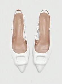 CUCCOO BIZCHIC Women's Flat Slip-On Casual Shoes, Practical & Versatile For Christmas - White - View 8