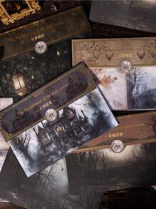 1pack 20 Sheets Exotic Wild Vintage Style Scrapbook Paper, Collage Material, Diy Decoration Background Paper, Personalized Scrapbook Notebook Stationery Supplies For Festival Gift Wrapping