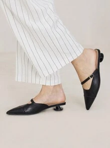 MOTF PREMIUM POINTED TOE HIGH HEEL PUMPS, FOR VALENTINE'S DAY - Black - View 5