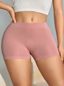 Pantalón corto de seguridad sencillo y liso para mujer, para uso casual diario