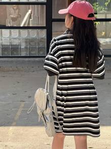 DAZY Abito casual per ragazza pre-adolescente per l'autunno, abiti per il ritorno a scuola