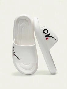 Cuccoo Women's Fashion White Lightweight Comfortable EVA Slip-On Sandals, Suitable For Beach, Vacation, And Home Spring Shoes Spring Break Easter For Casual Beach Style - White - View 5