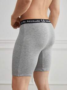 EasyFave 2pcs/Set Men's Long Boxer Briefs - Multicolor - View 2