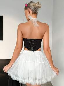 SHEIN Esselle 1 pieza Sujetador sin aros de lencería para mujer, de uso diario, de moda minimalista y casual