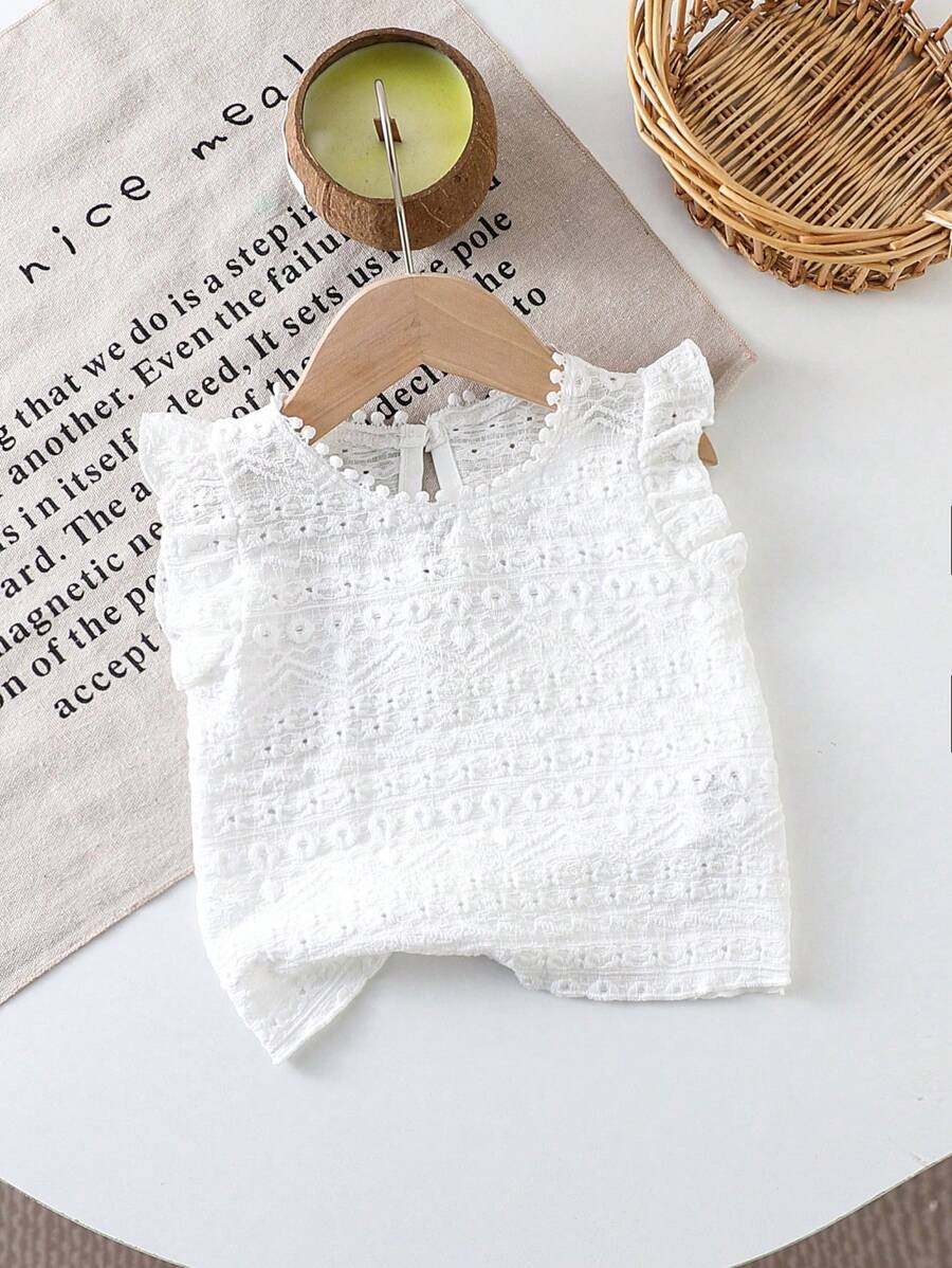 Souflis Souflis Áo thun họa tiết cổ điển thời trang xuân/hè mới cho bé gái, vải mềm, thiết kế thanh lịch và thoải mái, phù hợp cho các hoạt động trong nhà và ngoài trời - Nhiều màu - Xem 1