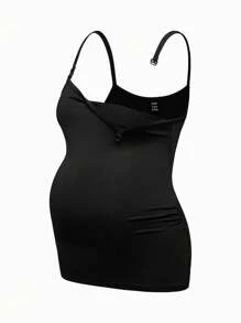 SHEIN 孕妇及哺乳 休闲简约时尚 日常穿着 - 彩色 - 查看 6