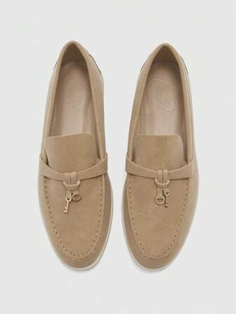 CUCCOO BIZCHIC Women's Patchwork Fringe Fashion Casual Daily Wear Slip-On Flats Spring Shoes Spring Break Easter For Christmas