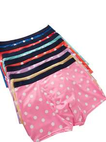 7pcs Pack Milk Silk Striped Casual Woven Waistbands For Teen Boy - Multicolor - View 3
