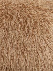 Faux Wool Pillow Covers, Solid Color Decor For Living Room And Bedroom,Fall Decor,Autumn Decor,Room Decor - Brown - View 5