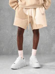 SUMWON Hochwertige Sweatsuit Zweiteiler, Oversized Fleece-Hoodie, Baggy-Shorts, Loungewear, Streetwear, Athletisch, Lässig, Bequem, Winter, Herbst, Trainingsset