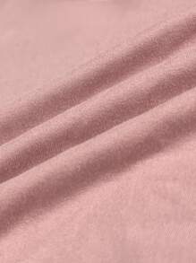 SHEIN Slayr Set de 2 piezas con top de manga larga y pantalones largos de unicolor casual para mujer