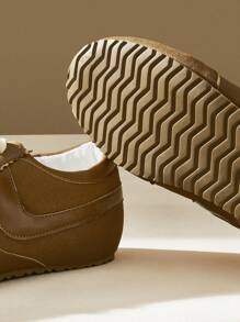 CUCCOO EASI Giày thể thao thời trang nữ, giày thể thao đa chức năng tối giản và thiết thực - màu nâu - Xem 8