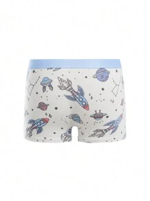 2 chiếc quần lót cotton trơn màu, thoải mái dành cho bé trai tuổi thiếu niên - Nhiều màu - Xem 10
