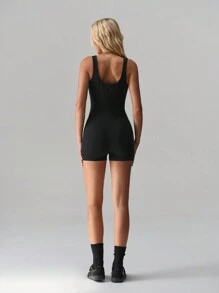 TRNVIE Mono informal con tirantes tipo espaguetis y cintura con cordón