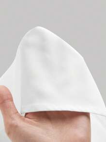 SHEIN MOD 女士休闲纯色前扣吊带吊带连衣裙，百搭简约 - 白色 - 查看 5