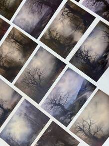 1pack 20 Sheets Exotic Wild Vintage Style Scrapbook Paper, Collage Material, Diy Decoration Background Paper, Personalized Scrapbook Notebook Stationery Supplies For Festival Gift Wrapping