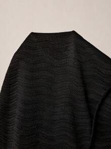 Poéselle 女士优雅纯色露背上衣，办公室女性服装，春季上衣，优雅女士上衣，性感黑色上衣，露背上衣 - 咖啡棕 - 查看 6