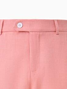 Manfinity Bizformal 男士格纹直筒宽松休闲通勤长裤