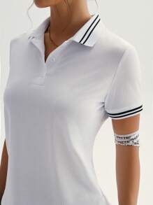 Easithlete 女士休闲 Polo 衫，简约时尚，适合日常穿着