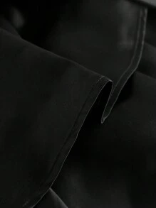 Girlism Tween Girl Black Solid Color Bow Cake Hem Short Ruffle Hem Skirt, Elegant Princess Style Skirt, Suitable For Holiday Party, Gathering, Birthday, Prom