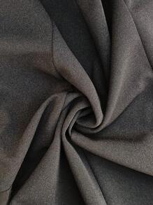 EMERY ROSE Women Casual Commuting Plain Thin Blazer Jacket - Black - View 7