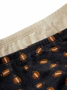 男童舒适棉质足球卡通图案内裤 - 彩色 - 查看 6