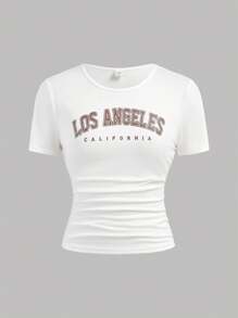 SHEIN Girlism 少女T恤 - 彩色 - 查看 3