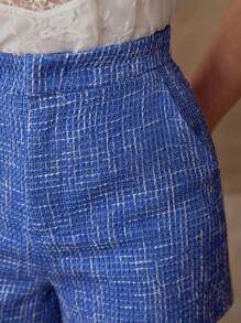 MOTF PREMIUM PANTOR SORRT DE BUZUUNAR INCLINAT TWEED - Albastru - Vizualizare 2