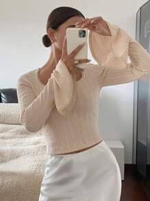 SHEIN Frenchy 女士纯色休闲简约时尚 T 恤，适合日常穿着 - 彩色 - 查看 5