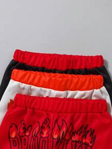 3pcs/Set Baby Boy Summer Casual Sports Basketball & Football Letter Print Mesh Shorts Baby Boy Sports Clothes 18 Month Boy Clothes Track Shorts Baby Boy Basketball Clothes