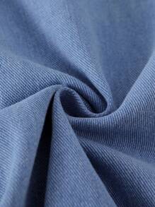 青少年女孩时尚街头风吊带背心和喇叭牛仔裤夏季两件套